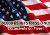 get your website 20,000 US website visitors