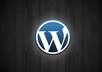 create a two page wordpress website with a professional logo and free search engine submission small1