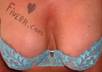 put your name, message or website on my breasts