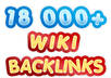 create 18000 contextual WIKI backlinks from over 5000 unique domains and ping