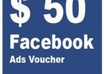 give you instant 50usd WORLDWIDE working voucher coupon for  facebook 100percent