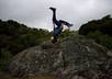 do stunts and flips with your message