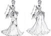 give you a design sketch for your dream wedding gown small1