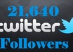 give you 21,640 + Twitter Followers on your any profile Link To Larger Your Twitters follower In 1 day Without Your Account Credentials
