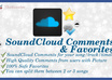 give you 100+ SoundCloud Comments and 100+ Favorites to your song / track / timeline you can also split them