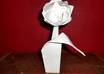 hand craft 5 origami flowers for your wedding or other event