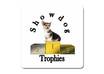 put your business company logo on a three inch square refrigerator fridge magnet and deliver free worldwide
