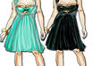 draw you 1 PROFESSIONAL fashion sketch of dresses you want or need for weeding or others special occasions small1
