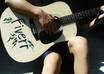 write/draw anything on a guitar and send you 3 images