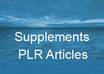 give you 190+ High Quality Supplements PLR Articles + Content Rewriter Software