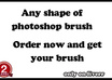 make  any shape of PHOTOSHOP brush and give ultimate collections of ps brushes