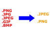 convert up to 5 images file to png or jpeg small1