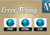 help you with php, html, css or wordpress problems and errors