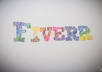 draw your name, logo or a word with DOTS in rainbow colors small1